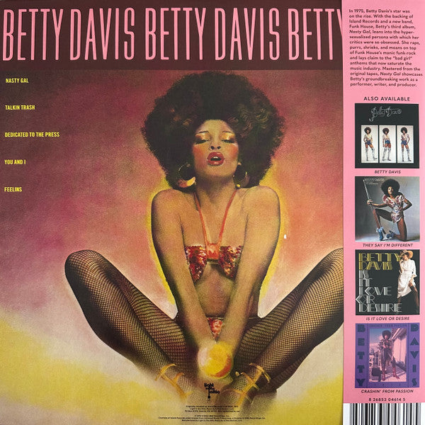 Betty Davis : Nasty Gal (LP, Album, Ltd, RE, RM, Cle)