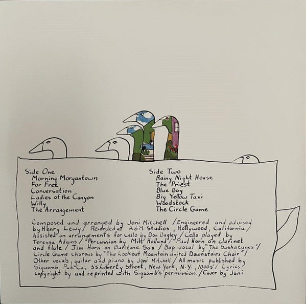 Joni Mitchell : Ladies Of The Canyon (LP, Album, RE, RM, 180)