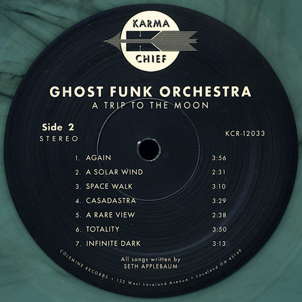 Ghost Funk Orchestra : A Trip To The Moon (LP, Album, Ltd, Sea)