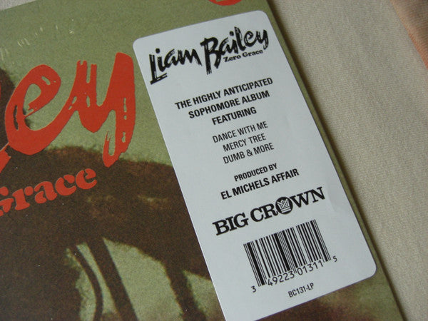 Liam Bailey : Zero Grace (LP, Album)