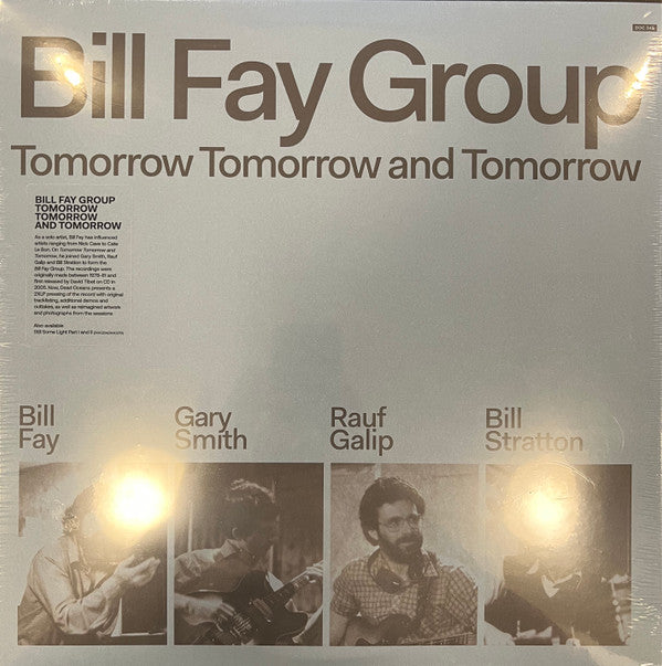 Bill Fay Group : Tomorrow Tomorrow And Tomorrow (2xLP, Album, Ltd)