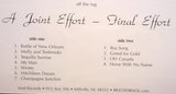 A Joint Effort : Final Effort (LP, Album, Ltd, RE)