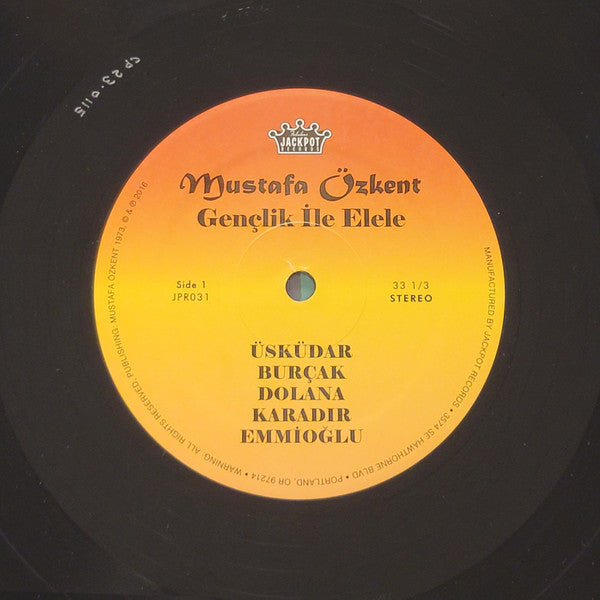 Mustafa Özkent Ve Orkestrası : Gençlik İle Elele (LP, Album, RE)