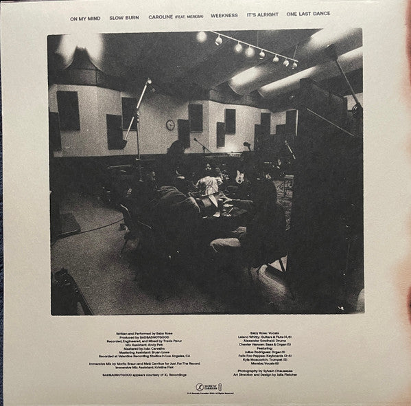 Baby Rose (2) : Slow Burn (12", EP, Ltd, Cle)
