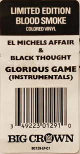 El Michels Affair & Black Thought : Glorious Game Instrumentals (LP, Album, Ltd, Blo)