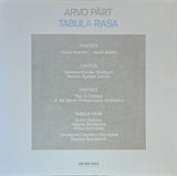 Arvo Pärt : Tabula Rasa (LP, Album, RE, RP, Gat)