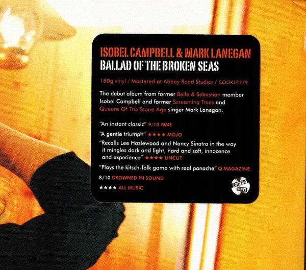 Isobel Campbell & Mark Lanegan : Ballad Of The Broken Seas (LP, Album, RE)