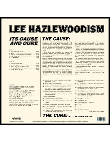Lee Hazlewood : Lee Hazlewoodism - Its Cause And Cure (LP, Album, RE)