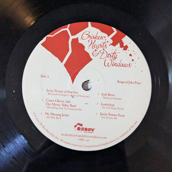 Various : Broken Hearts & Dirty Windows (Songs Of John Prine) (LP, Comp)
