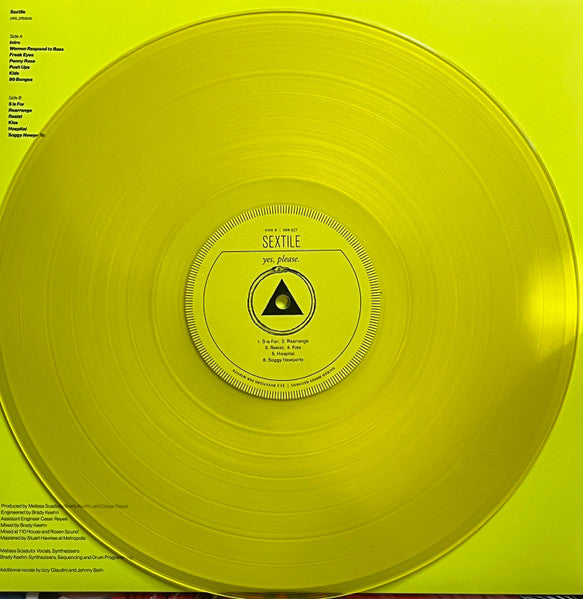 Sextile : Yes, Please. (LP, Album, Ltd, Yel)