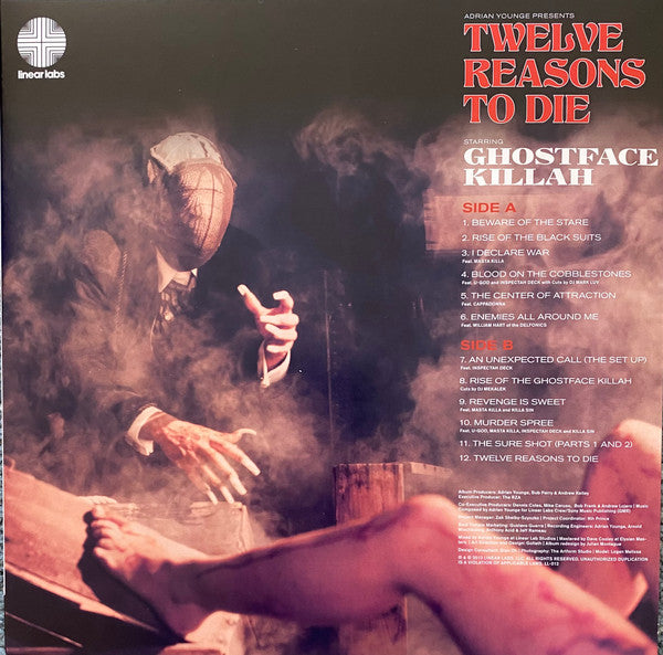 Adrian Younge Presents Ghostface Killah : 12 Reasons To Die (LP, RE)