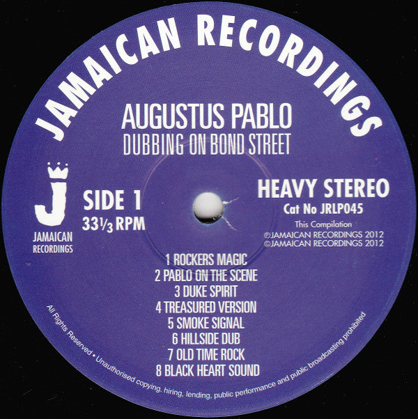 Augustus Pablo : Dubbing On Bond Street (LP, Comp)