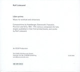 Rolf Lislevand : Libro Primo (CD, Album)
