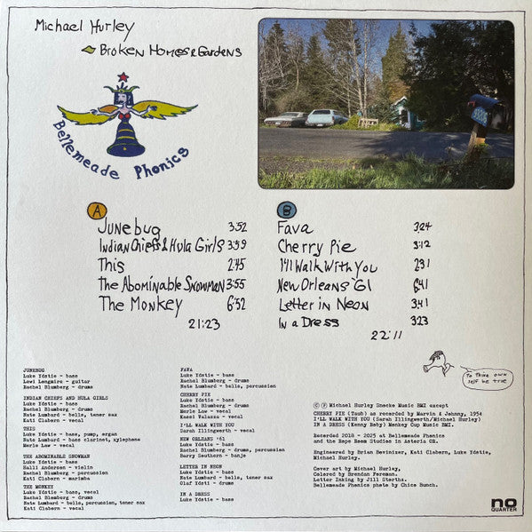 Michael Hurley : Broken Homes And Gardens (LP, Album)