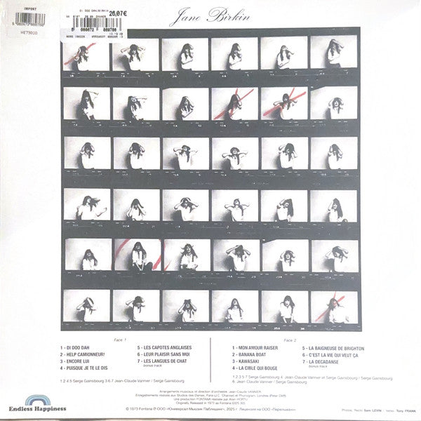Jane Birkin : Di Doo Dah (LP, Album, Unofficial)