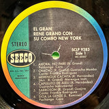 Rene Grand Y Su Combo New York : El Gran (LP, RE)
