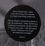 Cindy Lee : Act Of Tenderness (LP, Album, RE)