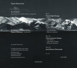 Tigran Mansurian : Ars Poetica (CD, Album)