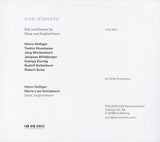 Heinz Holliger / Marie-Lise Schüpbach : Con Slancio (CD, Album)