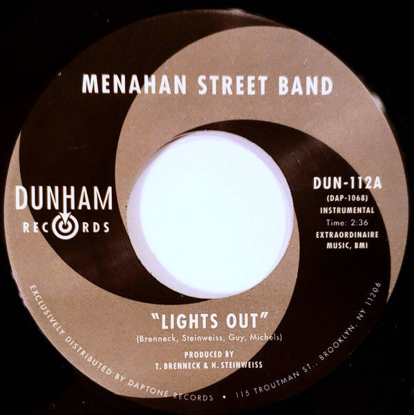 Menahan Street Band : Lights Out (7", Single)