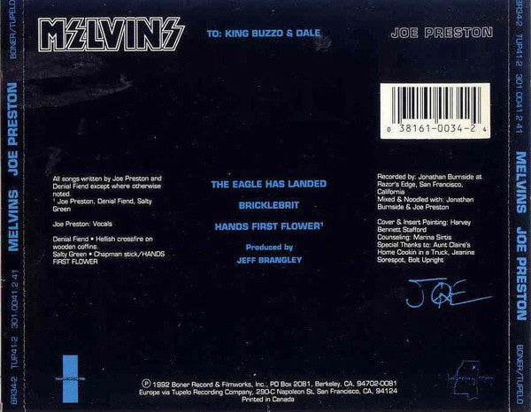 Melvins : Joe Preston (CD)