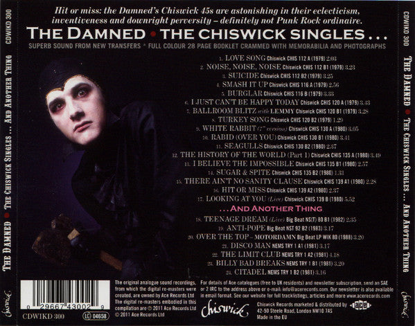 The Damned : The Chiswick Singles ...And Another Thing (CD, Comp, RE)