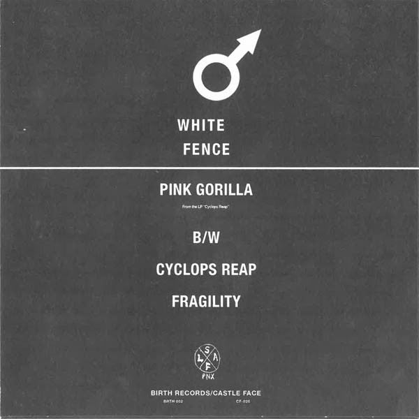 White Fence : Pink Gorilla (7", Ltd)