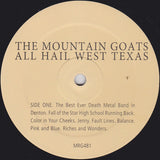 The Mountain Goats : All Hail West Texas (LP, Album, RE, RM)