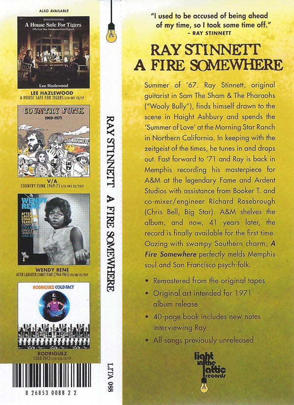 Ray Stinnett : A Fire Somewhere (CD, Album)