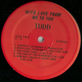 Todd Wathen : With Love... From Me To You (LP, Album, Ltd, RE)