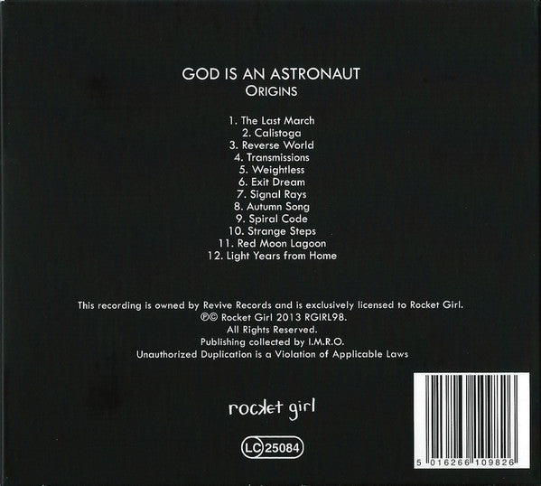 God Is An Astronaut : Origins (CD, Album, Dig)