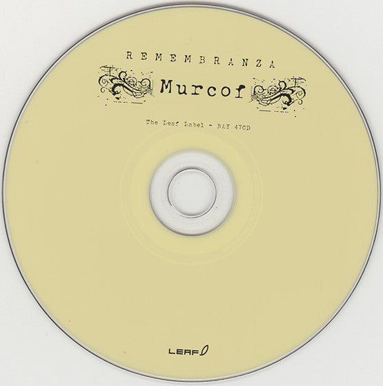 Murcof : Remembranza (CD, Album)