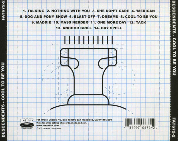 Descendents : Cool To Be You (CD, Album)