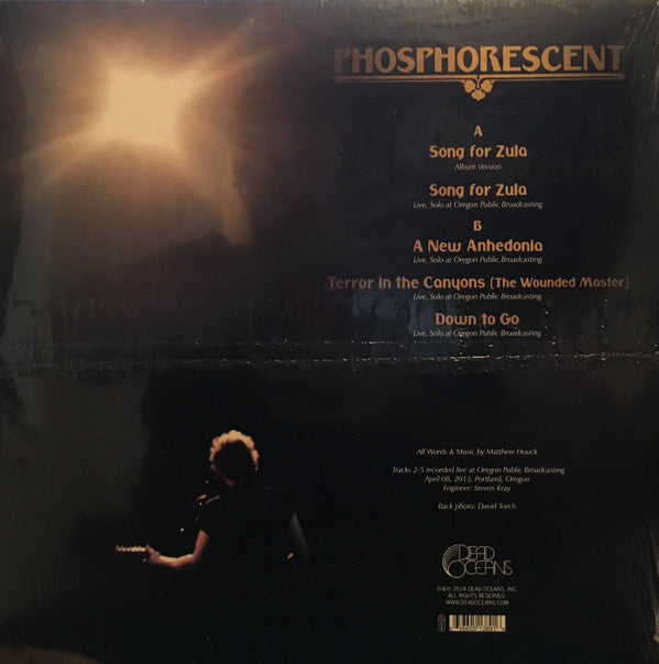 Phosphorescent : Song For Zula (12", EP, RSD, Ltd)