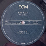 Keith Jarrett : Arbour Zena (LP, Album, RE)
