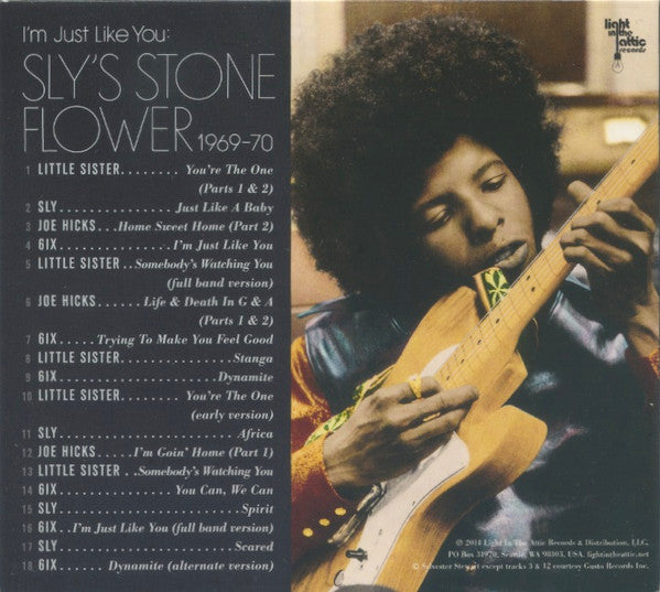 Sly Stone : I'm Just Like You: Sly's Stone Flower 1969-70	 (CD, Comp, RM)