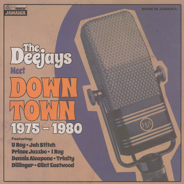 Various : The Deejays Meet Down Town 1975-1980 (LP, Comp)