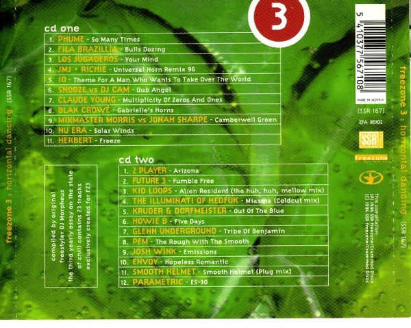 Various : Freezone 3 : Horizontal Dancing (2xCD, Comp, P/Mixed)