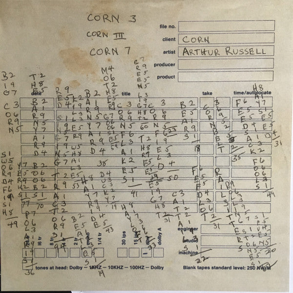 Arthur Russell : Corn (LP, Album, Comp)