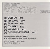 Keith Jarrett : My Song (CD, Album, RE)