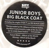 Junior Boys : Big Black Coat (CD, Album, Dig)