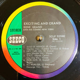 Rene Grand And His Combo New York* : Exciting And Grand (LP, Album, RE)