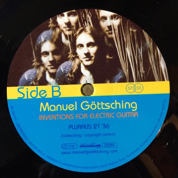 Manuel Göttsching : Inventions For Electric Guitar (LP, Album, RE, 180)