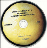 John Lennon / Yoko Ono* : Unfinished Music No. 1: Two Virgins (CD, Album, RE, RM)