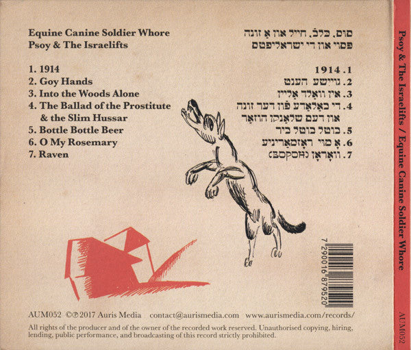 Psoy* & The Israelifts : Equine Canine Soldier Whore (CD, Album)