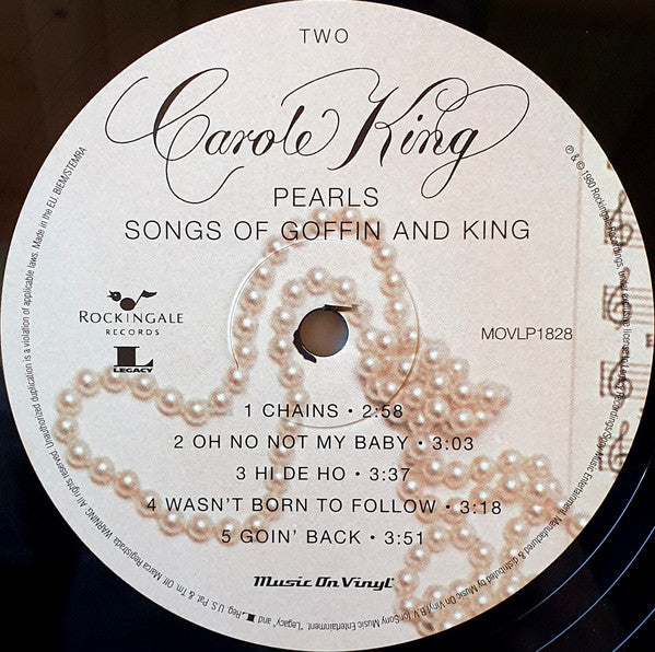 Carole King : Pearls (Songs Of Goffin And King) (LP, Album, RE, 180)