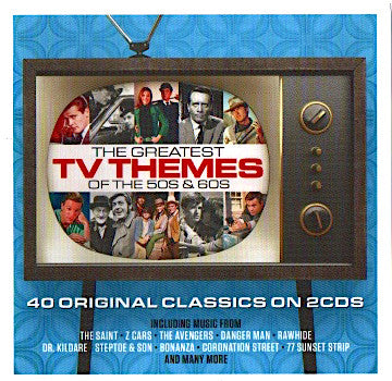 Various : The Greatest TV Themes Of The 50s & 60s (2xCD, Comp)
