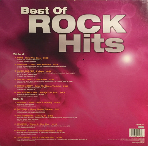 Various : Best Of Rock Hits (LP, Comp)