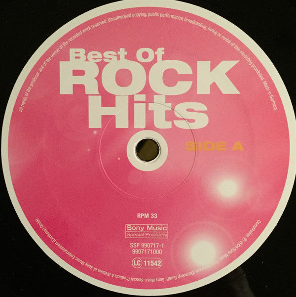 Various : Best Of Rock Hits (LP, Comp)