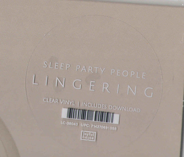 Sleep Party People : Lingering (LP, Album, Cle)